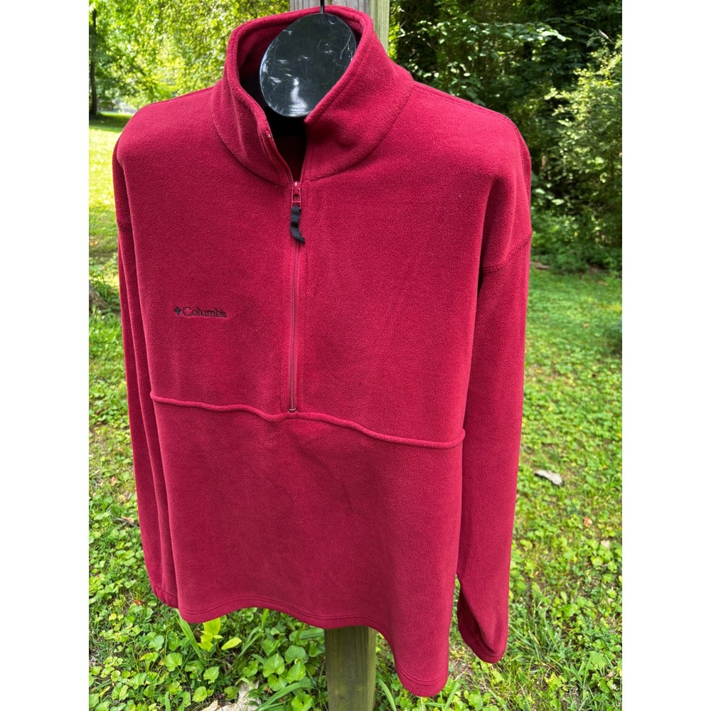 Columbia Men's Quarter Zip Fleece Pullover Unisex Size XL - Picture 3 of 9